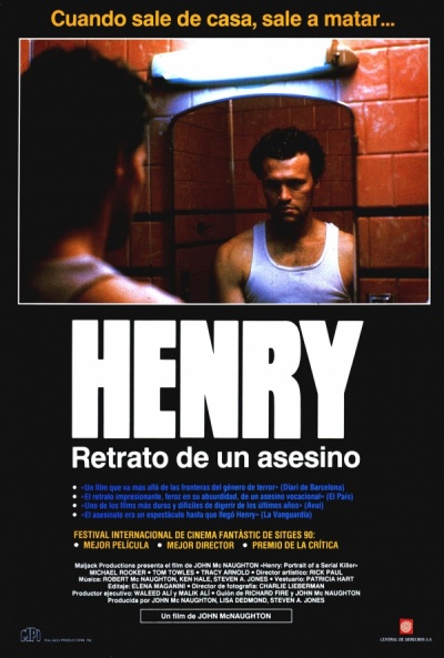 <em>《杀手的肖像》</em>（Henry: Portrait of a Serial Killer)海报