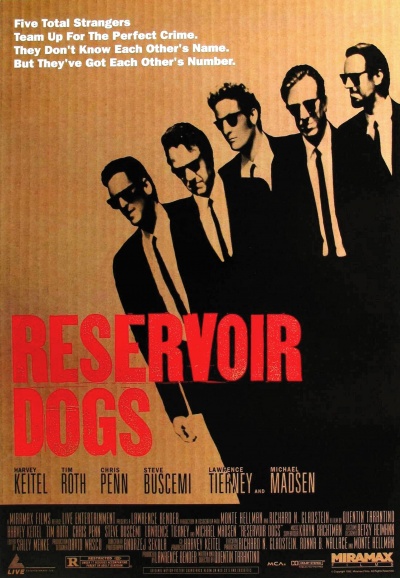 <em>《落水狗》</em>（Reservoir Dogs）海报