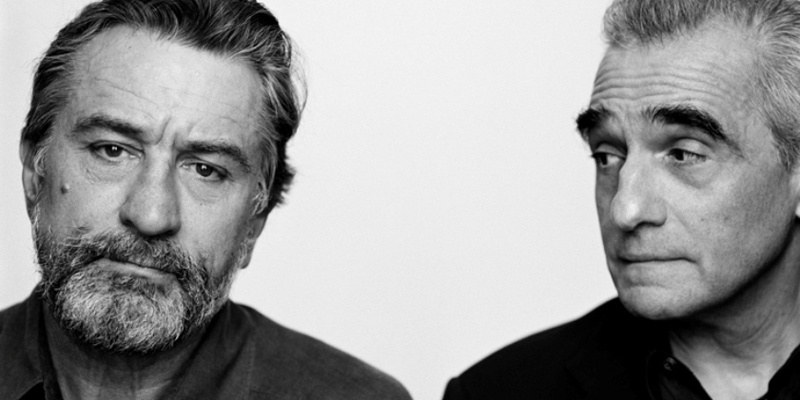马丁·斯科塞斯（Martin Scorsese）（右）与罗伯特·德尼罗 （Robert De Niro）