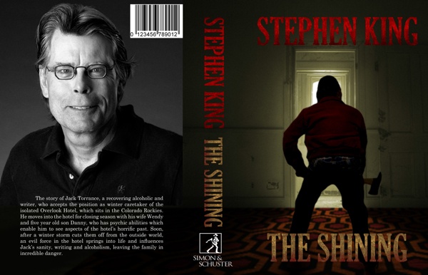 众多小说原著版本中的一款封面，左侧封底为斯蒂芬·金
