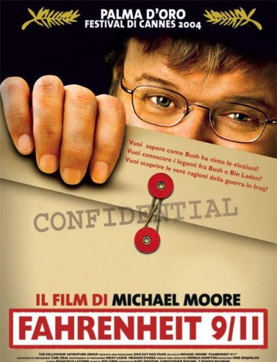 <em>《华氏911》</em>（ Fahrenheit 9/11）电影海报