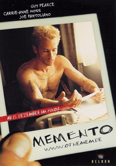 <em>《记忆碎片》</em>（Memento）角色海报