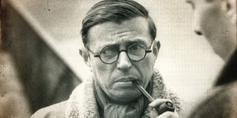 法国著名哲学家、文学家让-保罗·萨特（Jean-Paul Sartre）