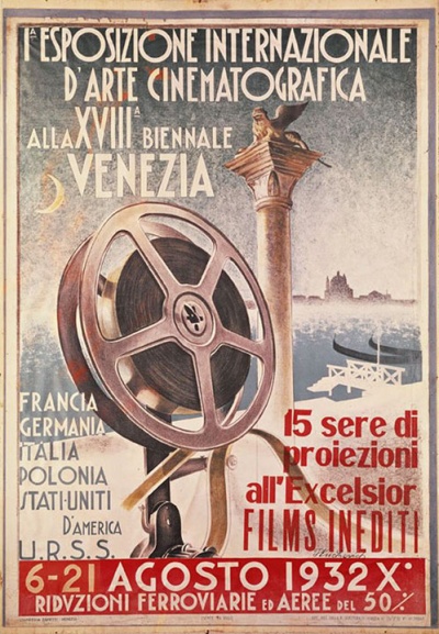1932年第一届威尼斯电影节官方海报