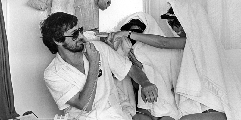 1982年，斯蒂文·斯皮尔伯格携《E.T.外星人》Steven Spielberg at the 35th Cannes Film Festival for ET 1982