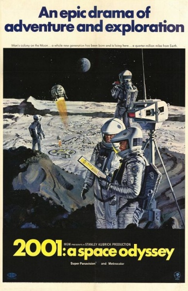 《2001太空漫游》电影海报